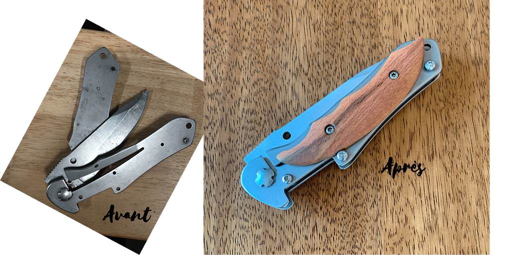 Restauration couteau - dmp créations Restauration couteau dmp créations