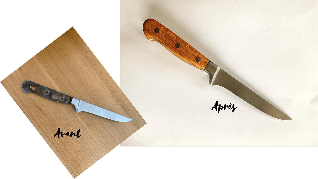 Restauration couteau - dmp créations Restauration couteau dmp créations