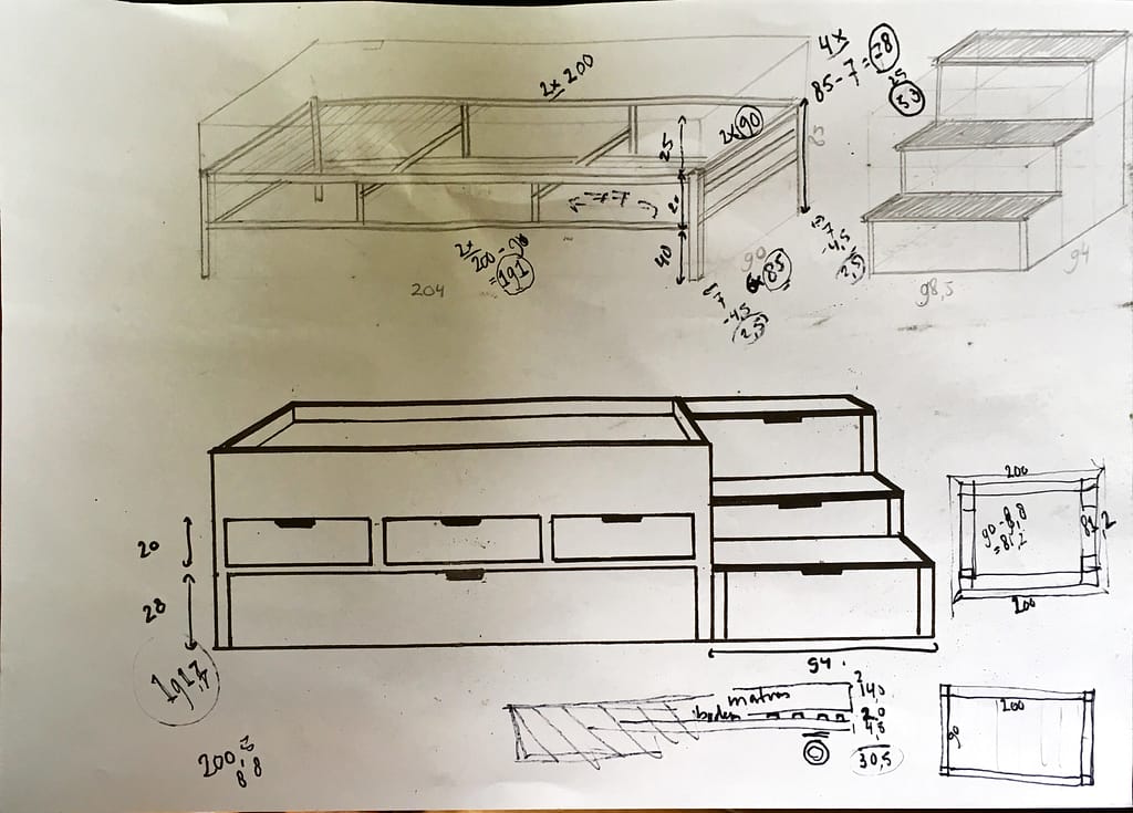 Lit encastré - dmp créations Lit encastré dmp créations