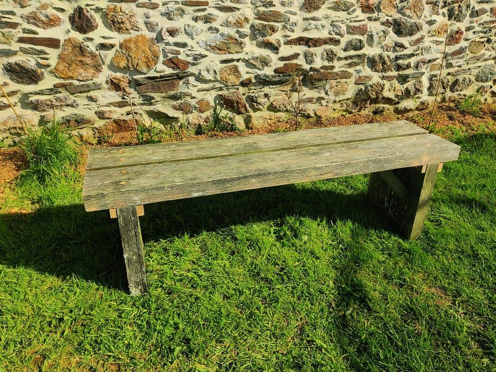 Banc de jardin solide simple durable dmp creations