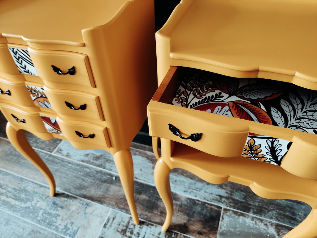 Relooking tables de chevet - dmp créations