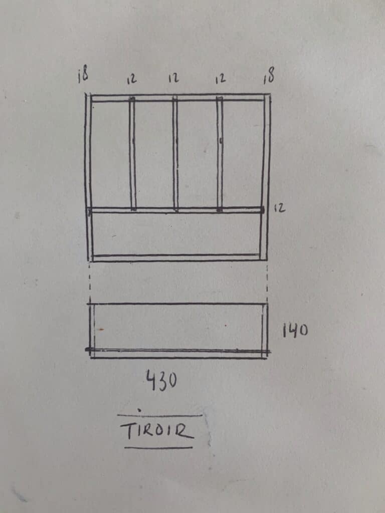 Tiroir à couverts - dmp créations Tiroir à couverts dmp créations