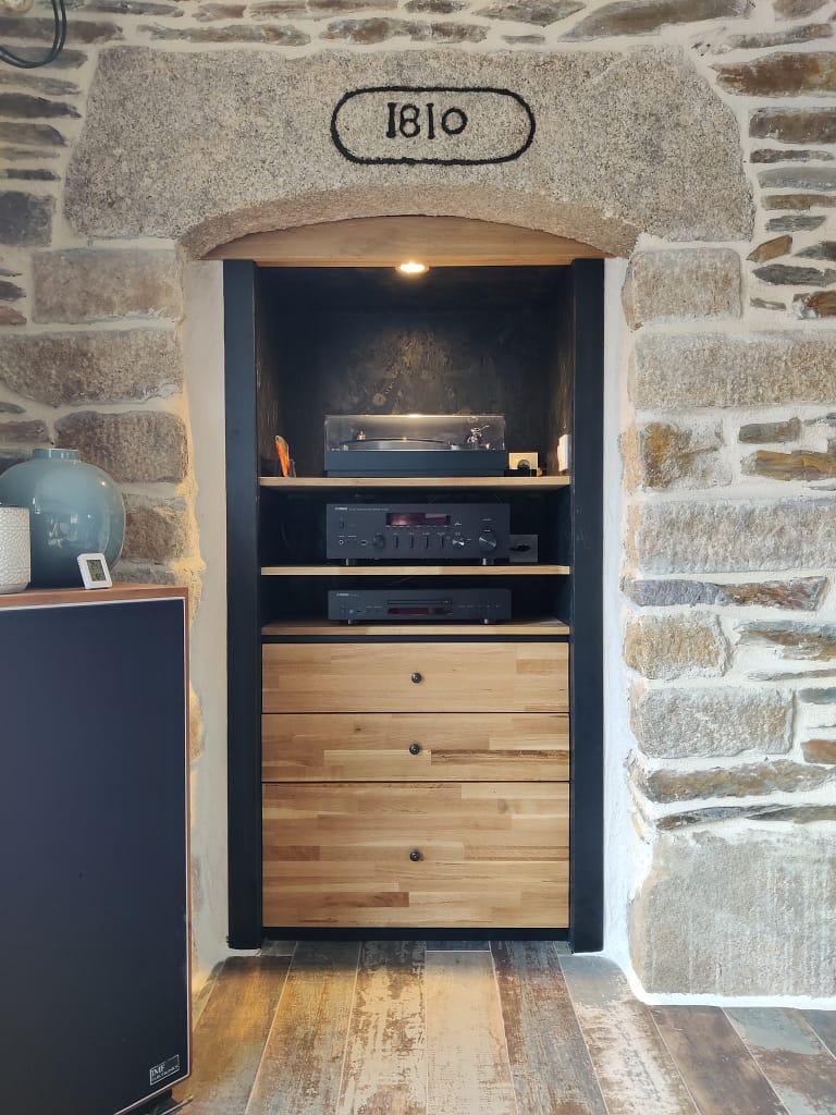 Niche aménagée sur mesure - dmp créations