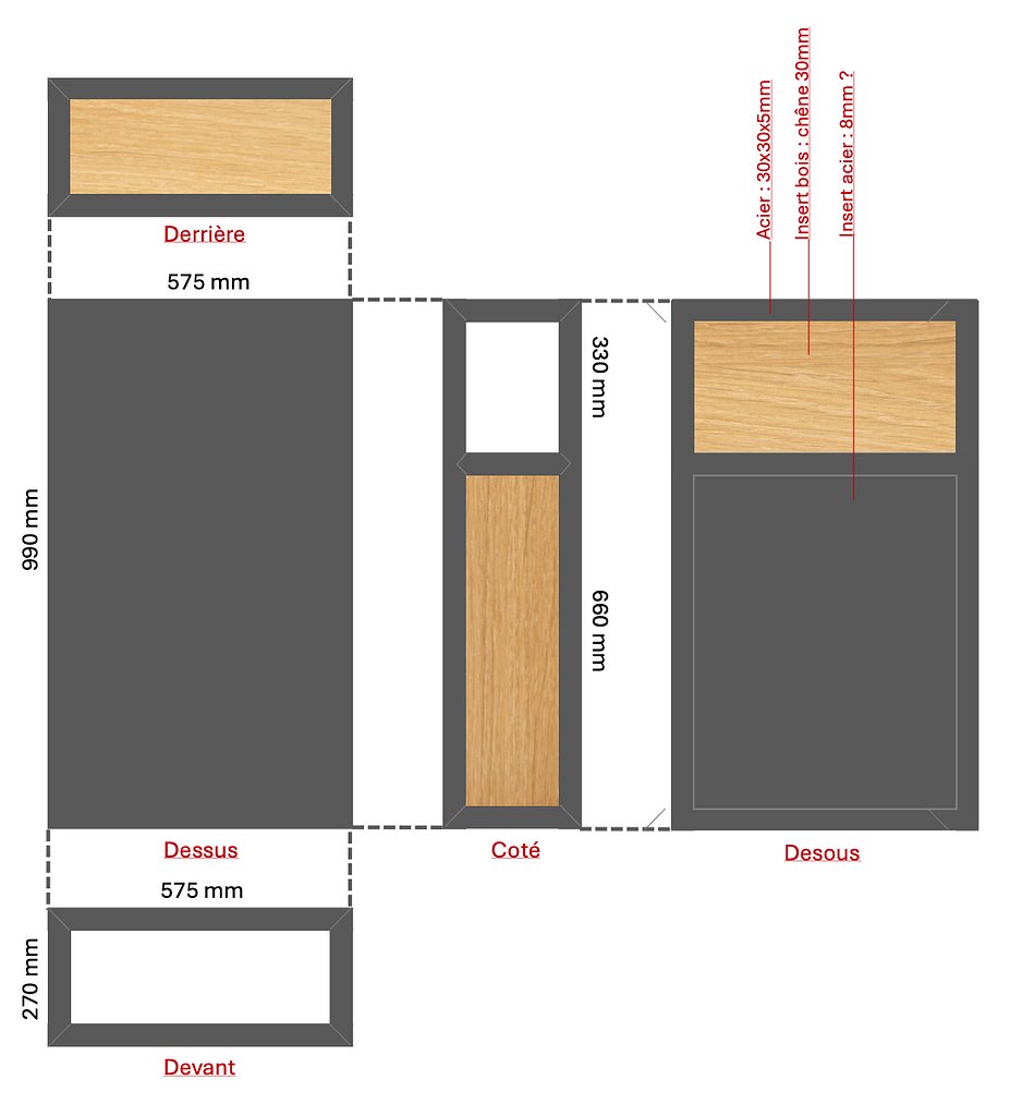 Socle pour poêle Büllerjan - dmp créations Socle pour poêle Büllerjan dmp créations
